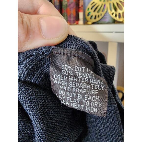 Nicholas K Sweater Oversized Draped Slouchy Thumbhole Apocalyptic Hoodie M - Picture 8 of 8